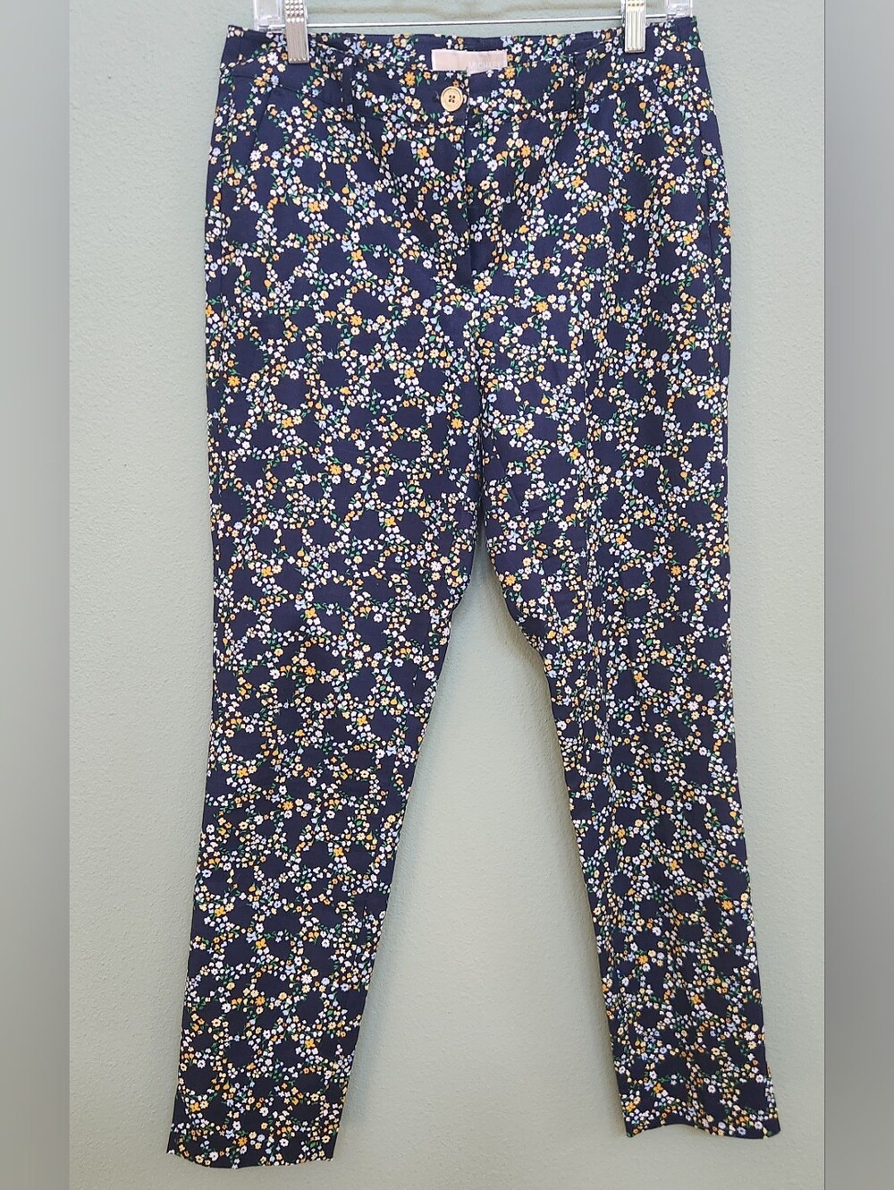 Michael Kors Ditsy Floral Print Ankle Trousers